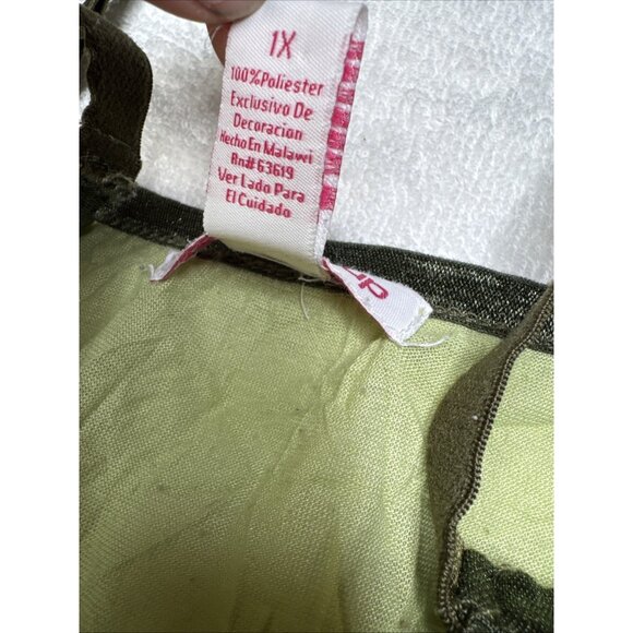 Y2K One Step Up Plus Vtg Lace Fairycore Babydoll Cami Coquette Floral Tank  1X - Picture 6 of 9